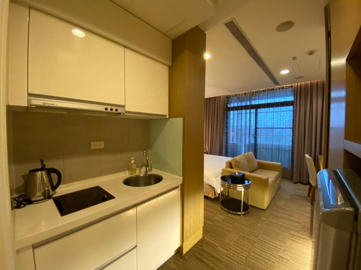 Aj Residence 安捷國際公寓酒店 ไทเป ภายนอก รูปภาพ